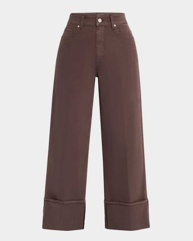Sasha Ankle Jeans with Wide Cuff